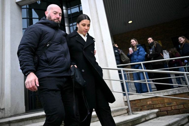 Australia soccer star Sam Kerr found not guilty of racially aggravated harassment of police officer