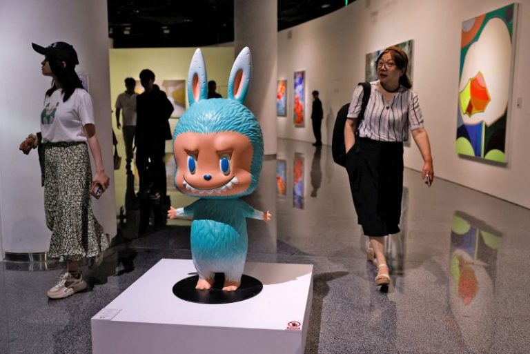 Rare Labubu sells for more than $150,000 at auction